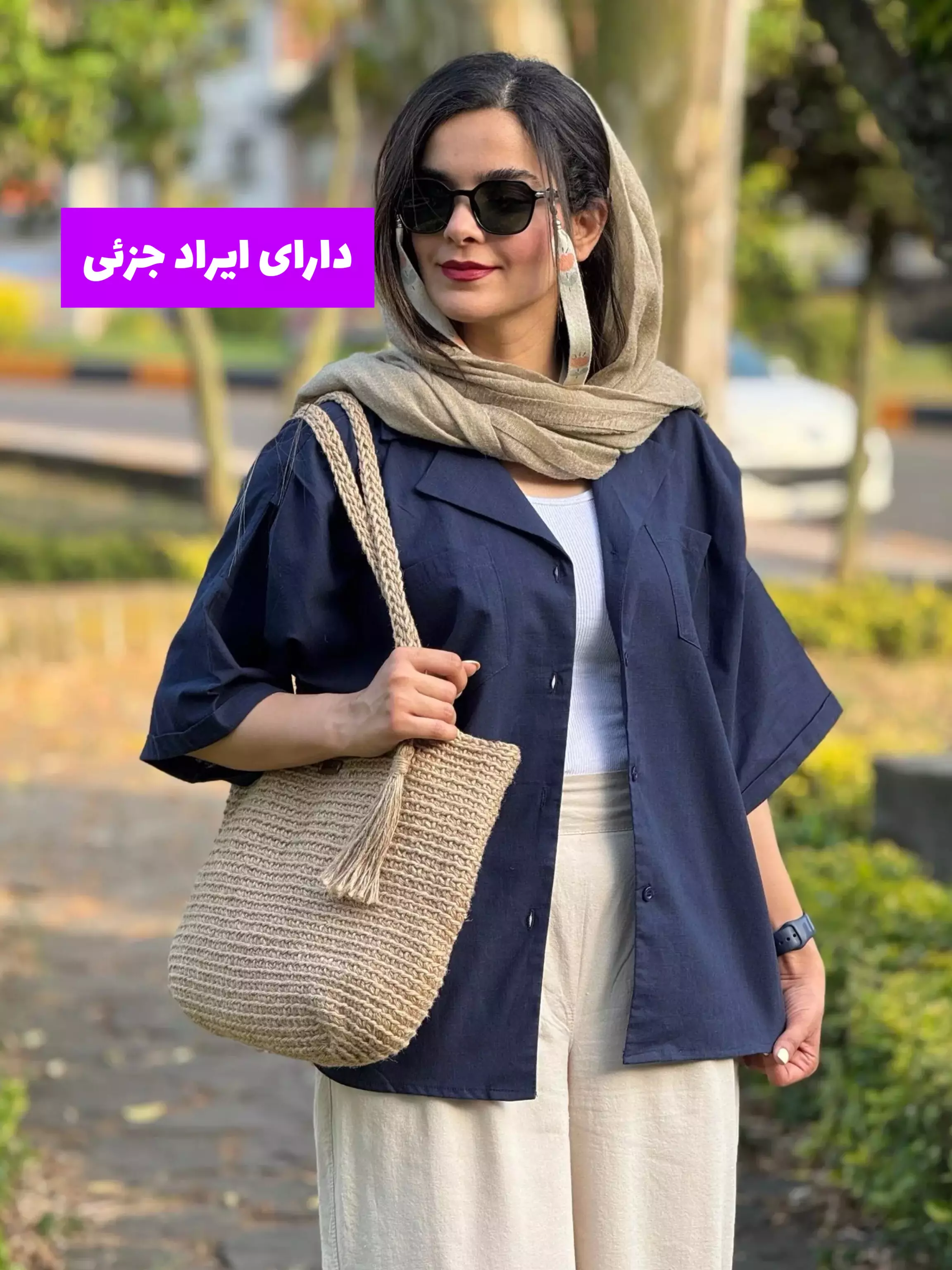مانتو لینن اسلَپ دیلا ( دارای ایراد جزئی )